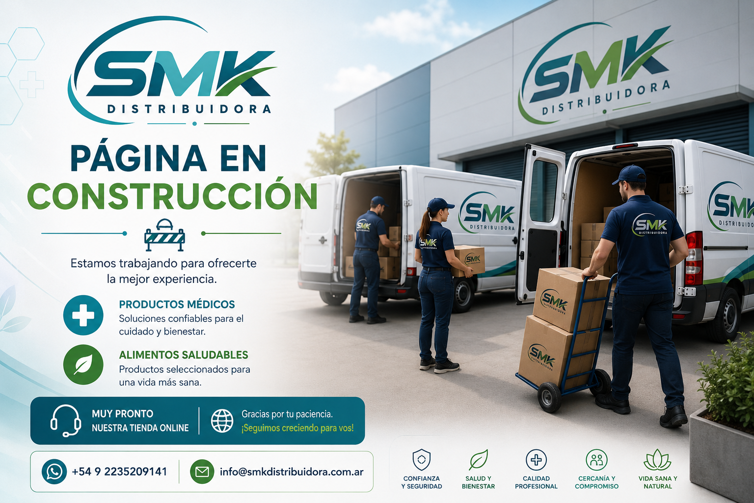 Página en Construcción - SMK Distribuidora